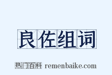 良佐组词是什么意思的图片